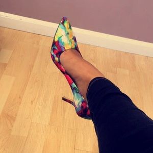 BCBGeneration colorful heels!